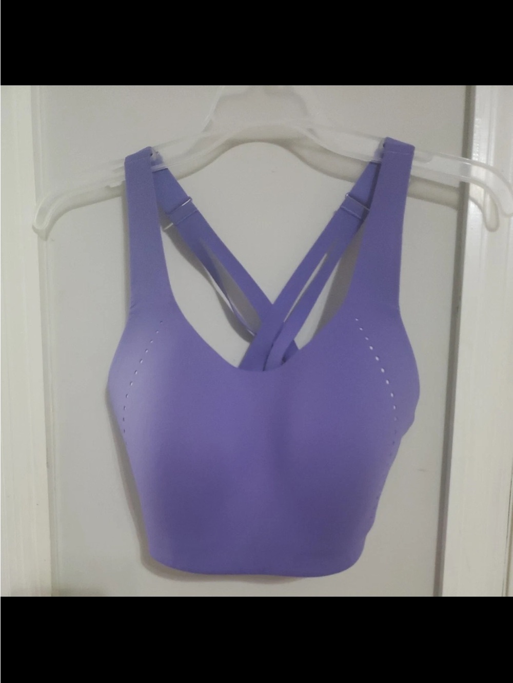 lululemon air support Lavender Crossback Sports Bra